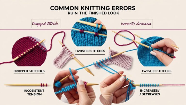 Common Knitting Errors That Ruin Your Finished Look