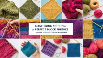 Mastering Knitting: A Guide to Perfect Block Finishes