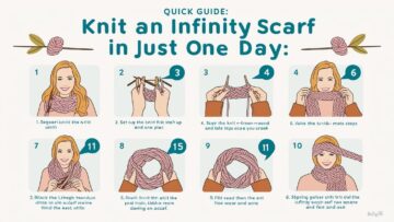 Quick Guide: Knit an Infinity Scarf in Just One Day